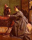 Alfred Stevens L'Inde A Paris; Le Bibelot Exotique painting